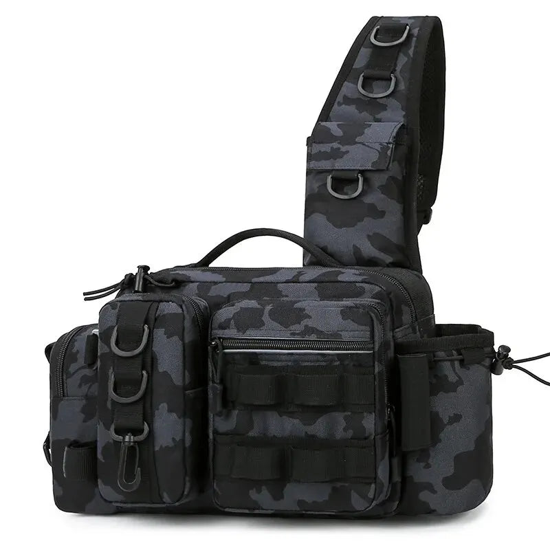 Fishing Tackle Backpack – Gear Storage Bag with Rod Holder for Fly Fishing
