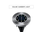 Solar LED Disk Lights – Waterproof Outdoor Landscape Path Lighting for Garden