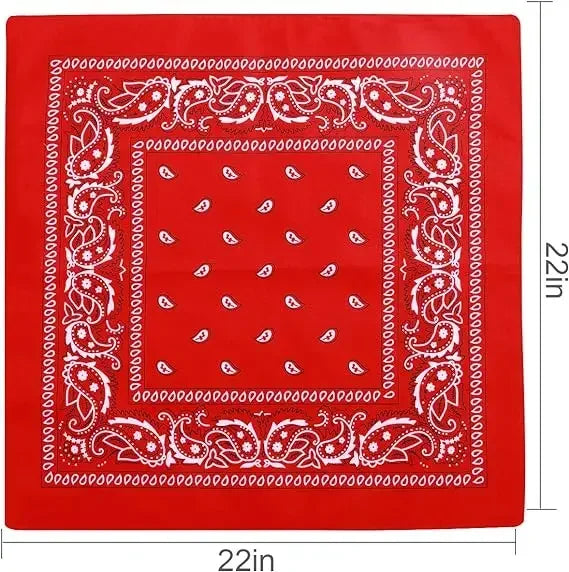 Bohemian Paisley Bandana – Multi-Use Headband for Outdoor Sports