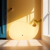 Silicone Whale LED Night Light – Rechargeable RGB Lamp for Kids Bedroom Decor