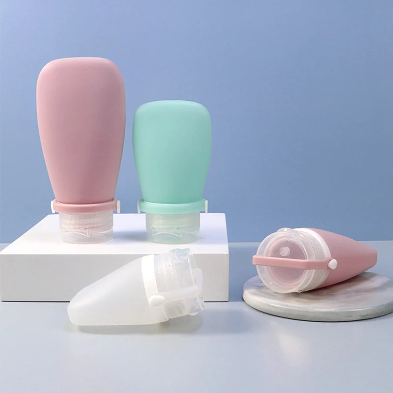 Silicone Travel Bottles – Leakproof Squeeze Tubes for Toiletries and Skincare