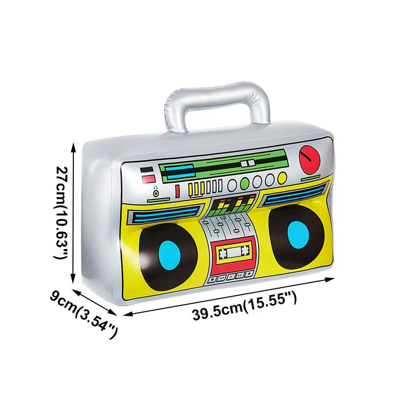 Retro Boom Box Candy Boxes – Paper Gift Containers for 80s 90s Hip Hop Parties