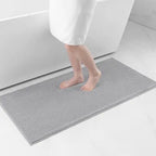 Chenille Bathroom Mat – Ultra Soft Absorbent Non-slip Rug for Shower Floors