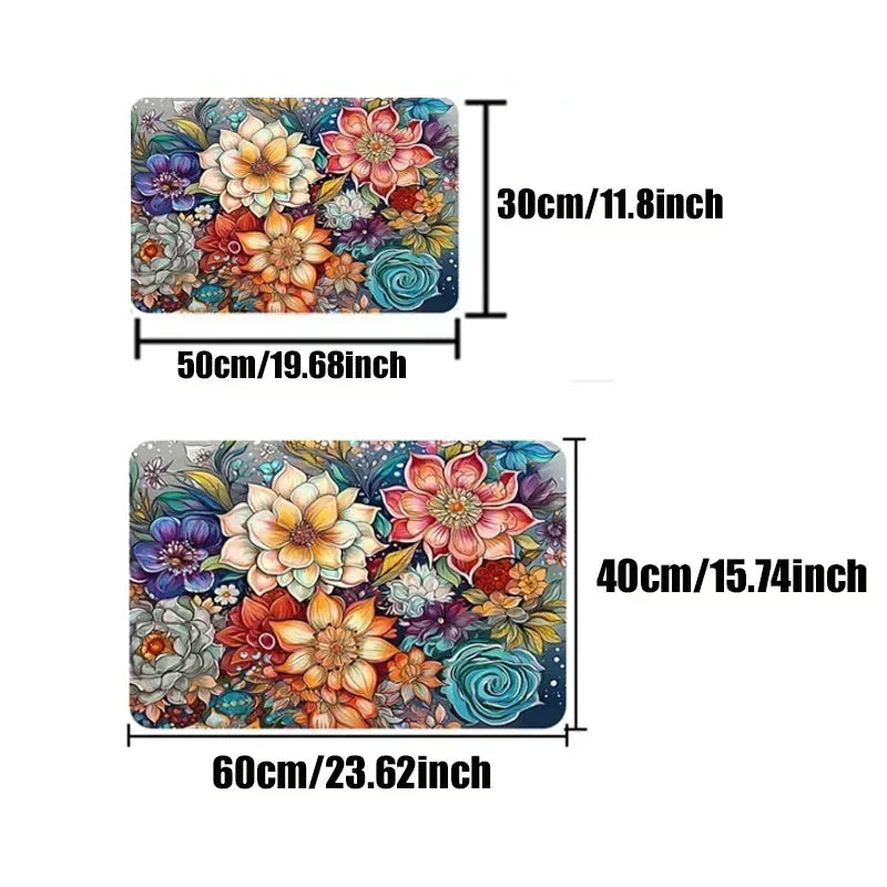 Cat Pattern Area Rug – Non-slip Washable Carpet for Home Living Room Decor