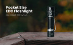 Rechargeable LED Flashlight – 1800lm USB-C Torch for Outdoor Camping Hiking
