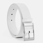 Mens PU Leather Belt – Designer Style Metal Pin Buckle for Casual Jeans