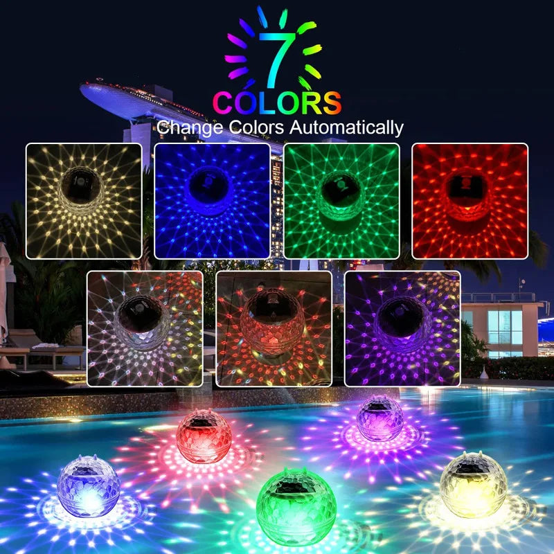 Solar Floating Pool Lights – Waterproof Color Changing LED Ball for Pond Decor