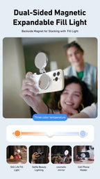 Magnetic Phone Camera Grip – Ergonomic Handheld Stabilizer for Content Creation
