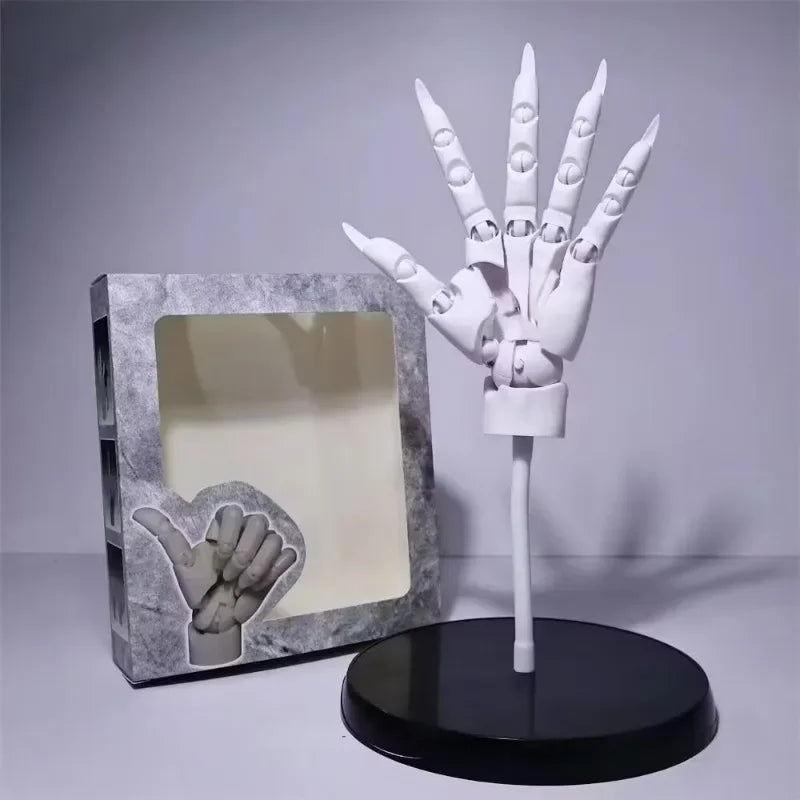 Articulated Wooden Hand Model – Posable Sketching Figurine for Artists