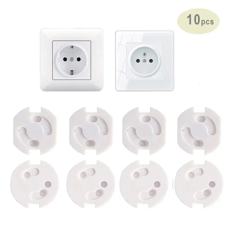 Plastic Electrical Socket Covers – Baby Proofing Outlet Protectors for Child Safety