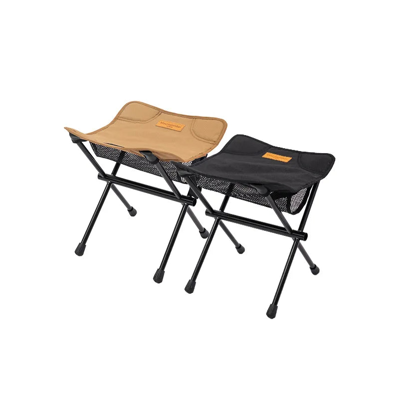 Ultralight Folding Camping Chair – Portable Aluminum Moon Chair for Outdoor Hiking