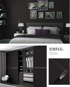 Matte White Vinyl Wallpaper – Waterproof Self-Adhesive Film for Home Decor