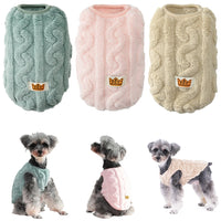 Fleece Dog Sweater – Warm Winter Apparel for Small Dogs and Cats