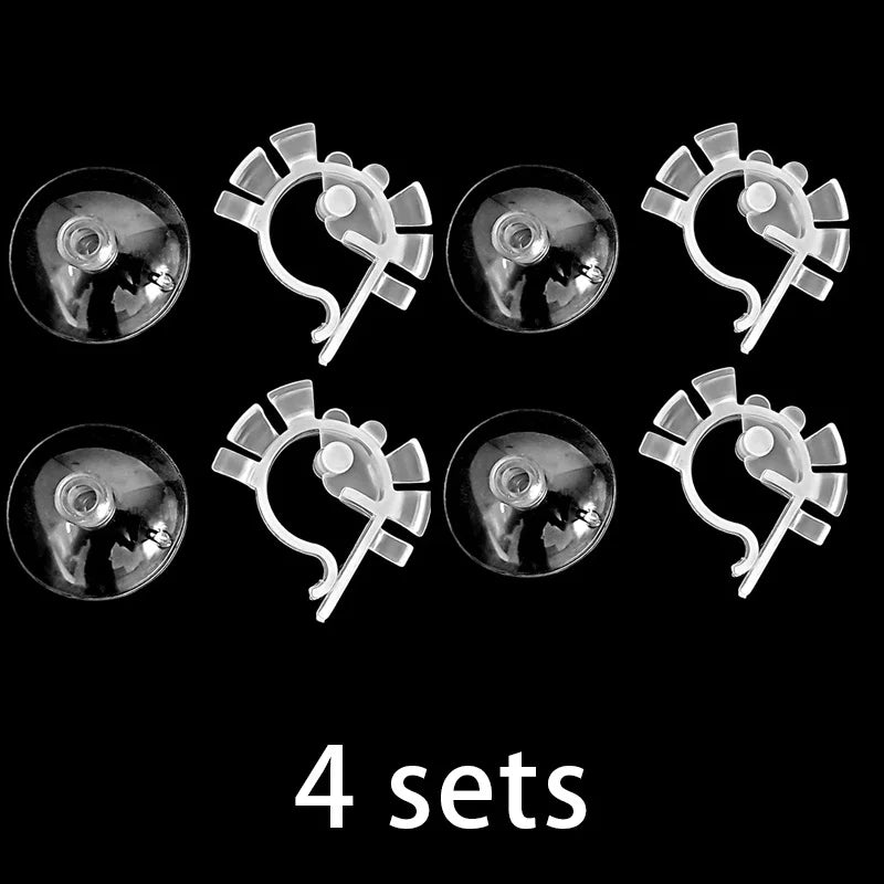 Aquarium Hose Holder – U-Shaped Pipe Clip for 4-6mm Fish Tank Tubing