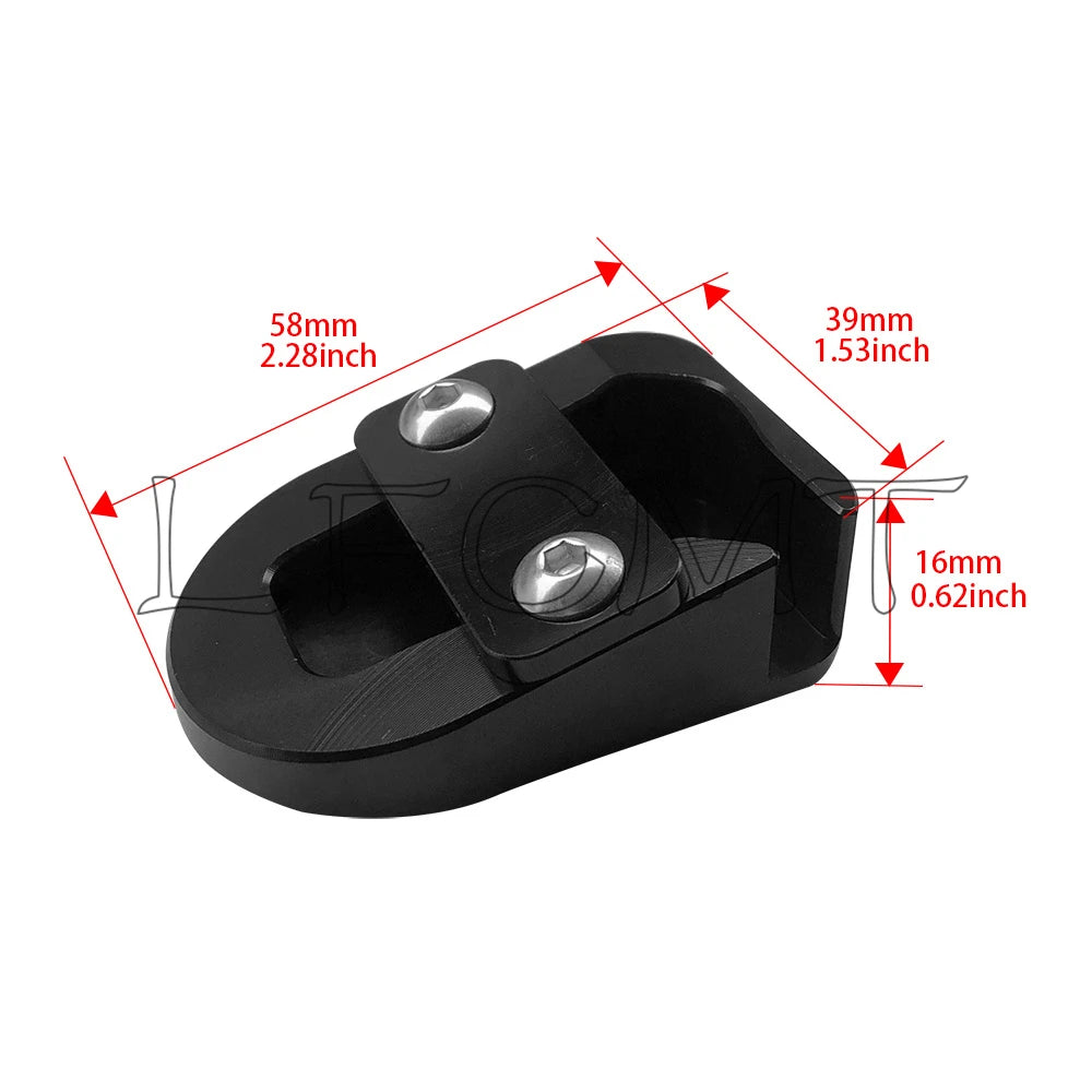 Motorcycle Brake Pedal Extension – Footrest Plate for Kawasaki Versys