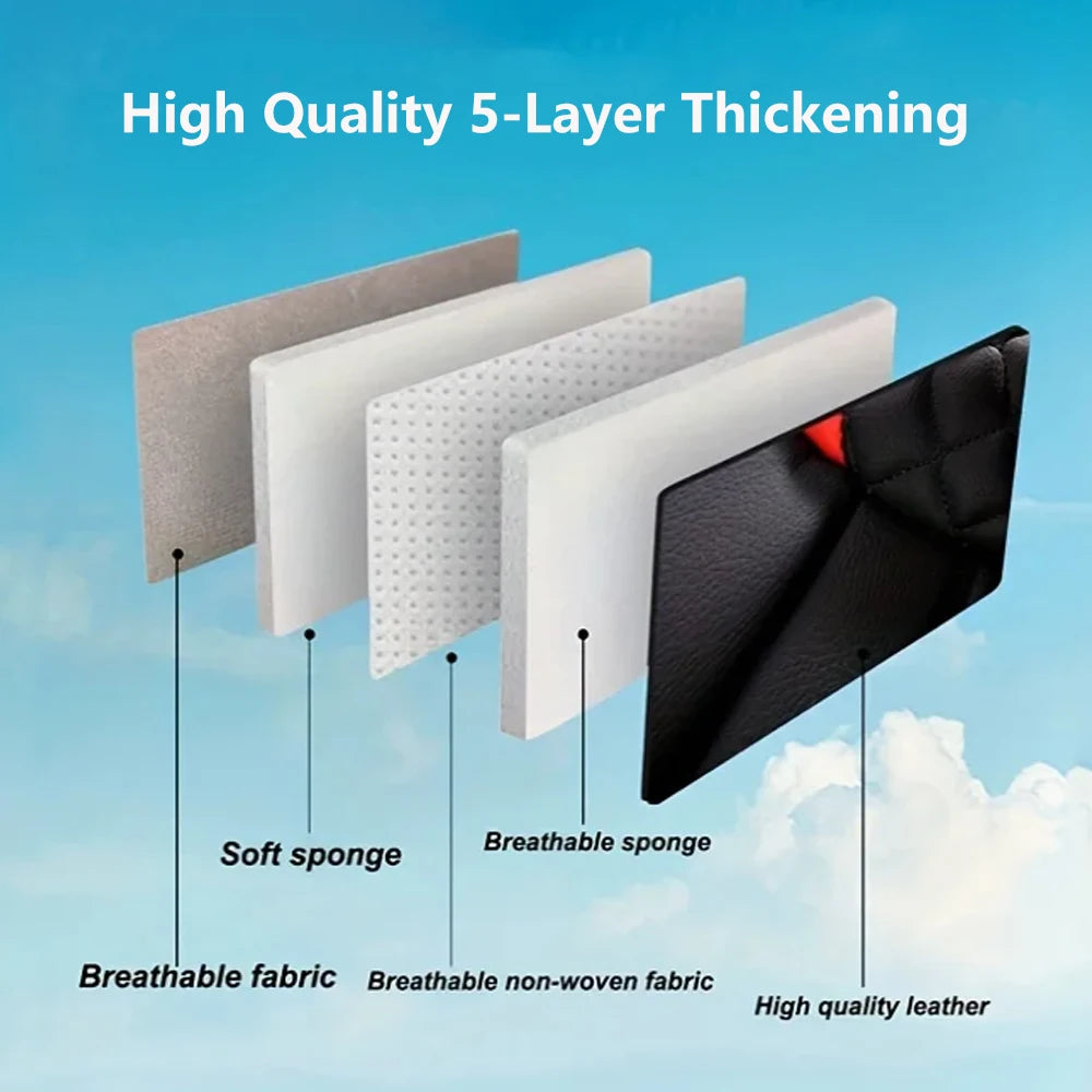 Faux Leather Car Seat Cover – Universal Waterproof Protector for Auto Interior