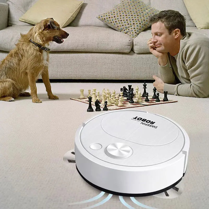 3-in-1 Robot Vacuum Cleaner – 1500Pa Wireless Mop for Home and Office