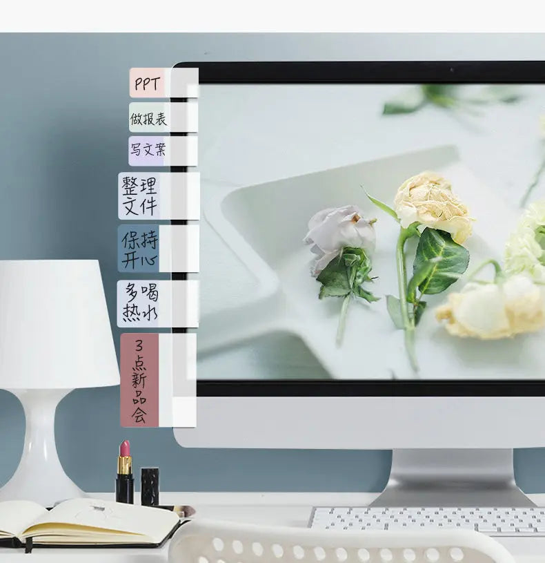Transparent Sticky Note Index Tabs – Arrow Flags for Planner Page Markers
