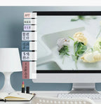 Transparent Sticky Note Index Tabs – Arrow Flags for Planner Page Markers