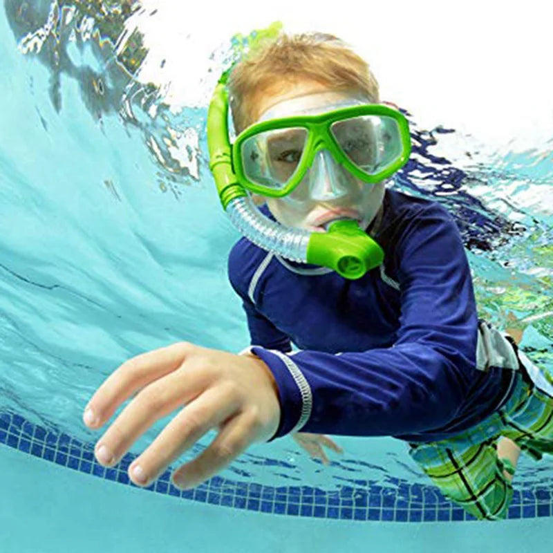Kids Snorkeling Mask and Snorkel Set – Anti-Fog Diving Gear for Swimming