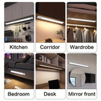 LED Motion Sensor Night Light – Rechargeable Wireless Lamp for Kitchen Bedroom