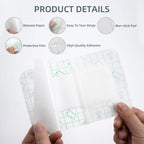 Waterproof PU Adhesive Wound Dressings – 10x15cm First Aid Medical Plasters