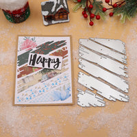 Square Pattern Metal Cutting Die – Embossing Template for Scrapbooking