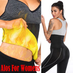 Sweat Waist Trainer Belt – Sauna Slimming Band for Men Workout Belly Fat