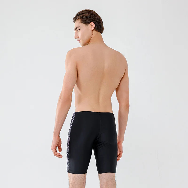 Men's Quick-Dry Swim Trunks – Anti-Embarrassment Five-Point Board Shorts for Swimming