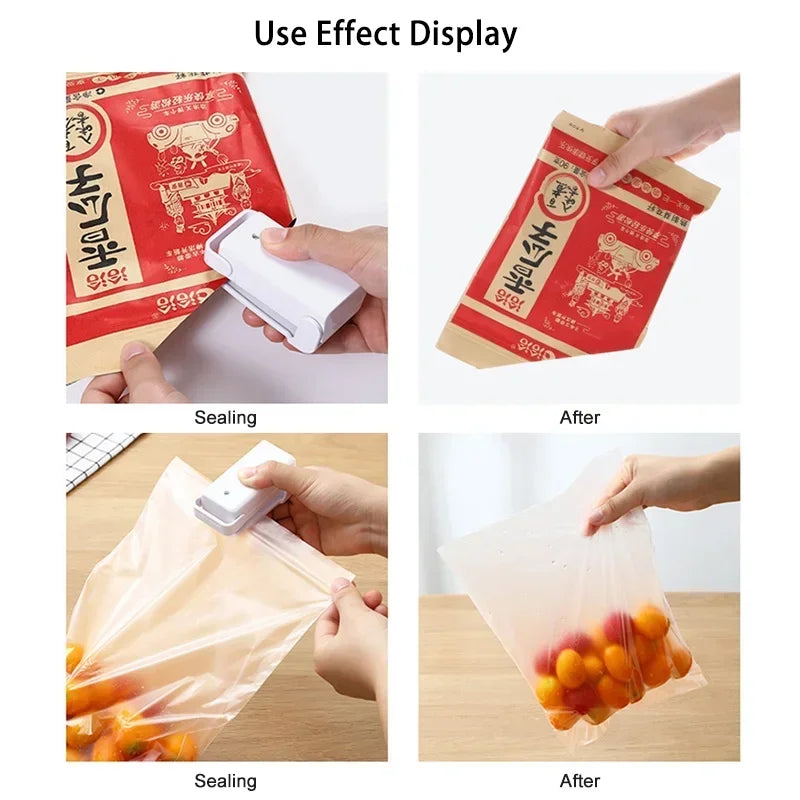Portable Heat Sealer – Mini Plastic Bag Closure for Food Storage