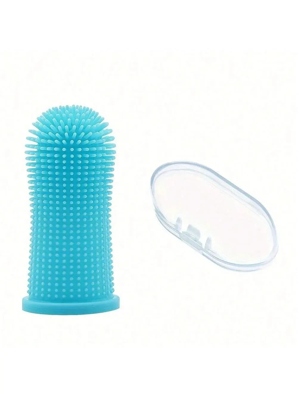 Silicone Finger Toothbrush – Pet Oral Cleaning Tool for Cats and Dogs