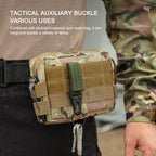 Tactical Nylon Webbing Carabiner – Heavy Duty Keychain for Outdoor Camping