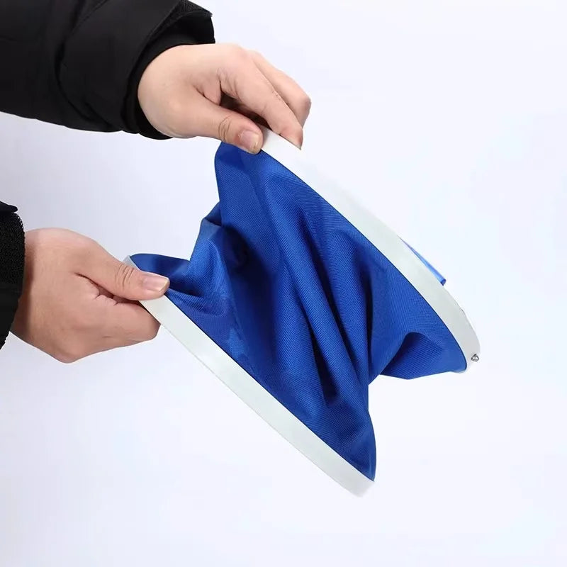 Collapsible Oxford Folding Bucket – Waterproof Portable Basin for Car Washing