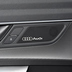 3D Aluminum Car Badge Emblems – Interior Audio Decoration for Audi Models