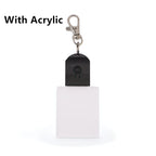 Acrylic LED Keychain – RGB Light Up Key Pendant for DIY Wedding Decor Gifts