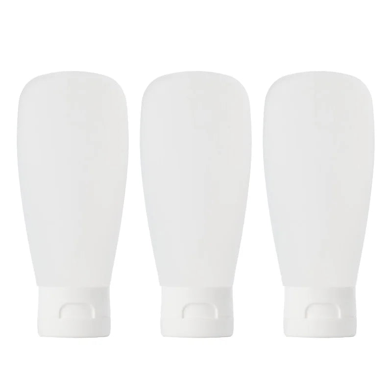 Refillable Squeeze Bottle Kit – Portable Travel Containers for Toiletries