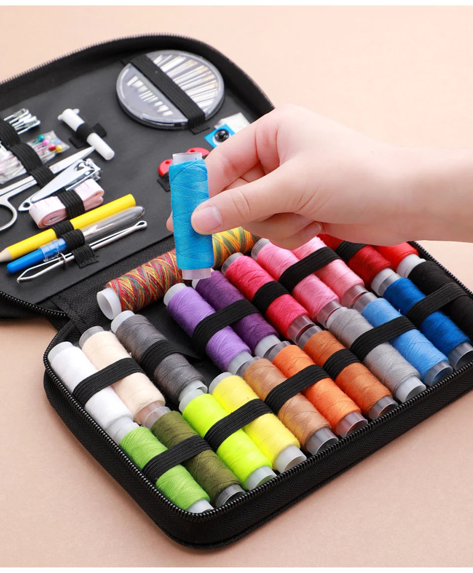 Portable Sewing Kit – Complete Tool Set for DIY Handwork and Travel Repairs
