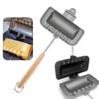 Non-Stick Double-Sided Sandwich Pan – Portable Toast Maker for Camping
