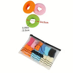 Large Thick Terry Cloth Hair Ties – Seamless Elastic Ponytail Holders