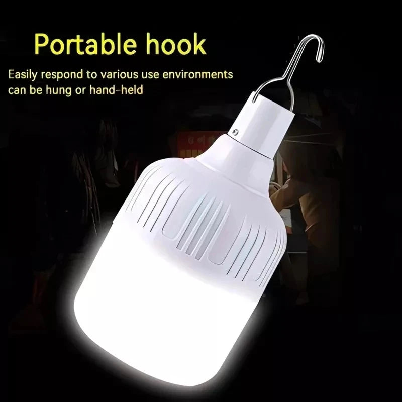 Rechargeable LED Camping Lantern – Portable Power Bank for Outdoor Tent Lighting