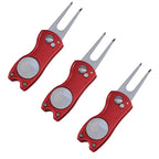 Foldable Golf Divot Tool – Groove Cleaner for Putting Green Training