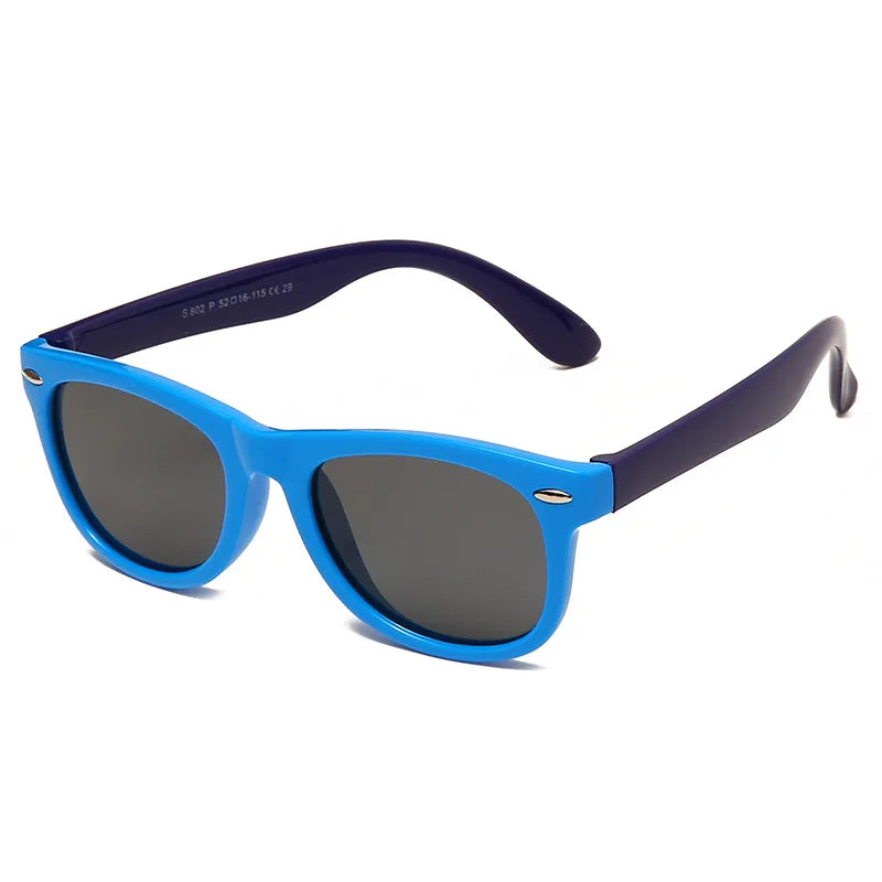 Silicone Kids Sunglasses – UV400 TR90 Goggles for Outdoor UV Protection