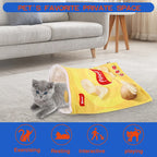 Collapsible Halloween Cat Tunnel – Gourmet Pattern Interactive Pet Toy