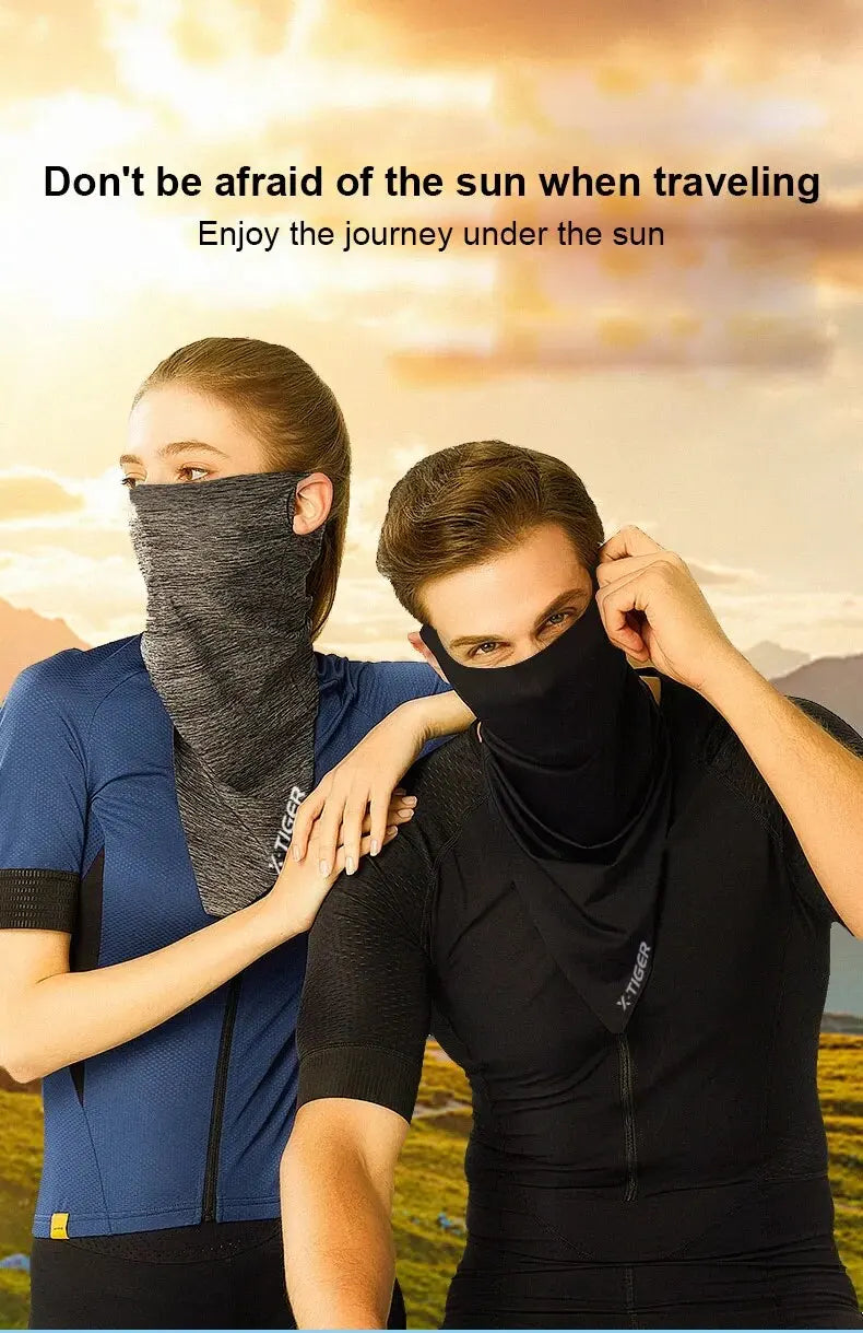 Ice Fabric Face Mask – UV Protection Bandana for Cycling and Outdoor Sports