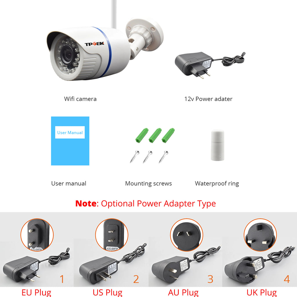 4MP Outdoor WiFi Security Camera – Wireless HD Surveillance for Home Protection