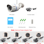 4MP Outdoor WiFi Security Camera – Wireless HD Surveillance for Home Protection