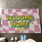 PVC Chessboard Grid Doormat – Anti-Slip Entrance Rug for Home Decor