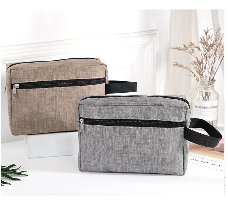 Portable Toiletry Organizer – Travel Cosmetic Pouch for Men and Women