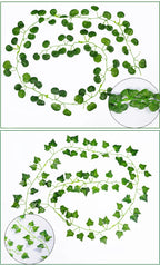 Artificial Green Dill Leaf Vine – 2m Hanging Garland for Wedding Decor