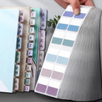 Transparent Sticky Note Index Tabs – Arrow Flags for Planner Page Markers